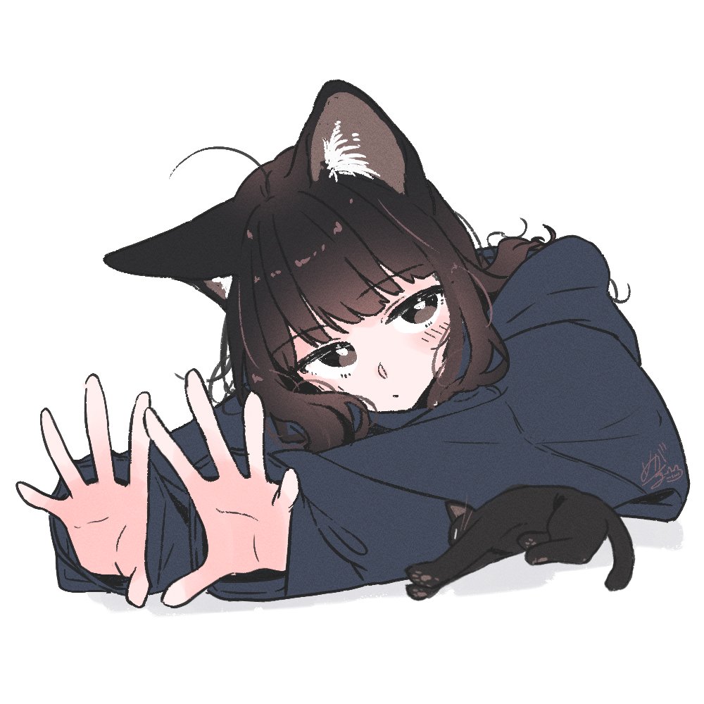 めがてる🐈⬛うちの黒猫、おんなのこ🐾発売中 tweet media