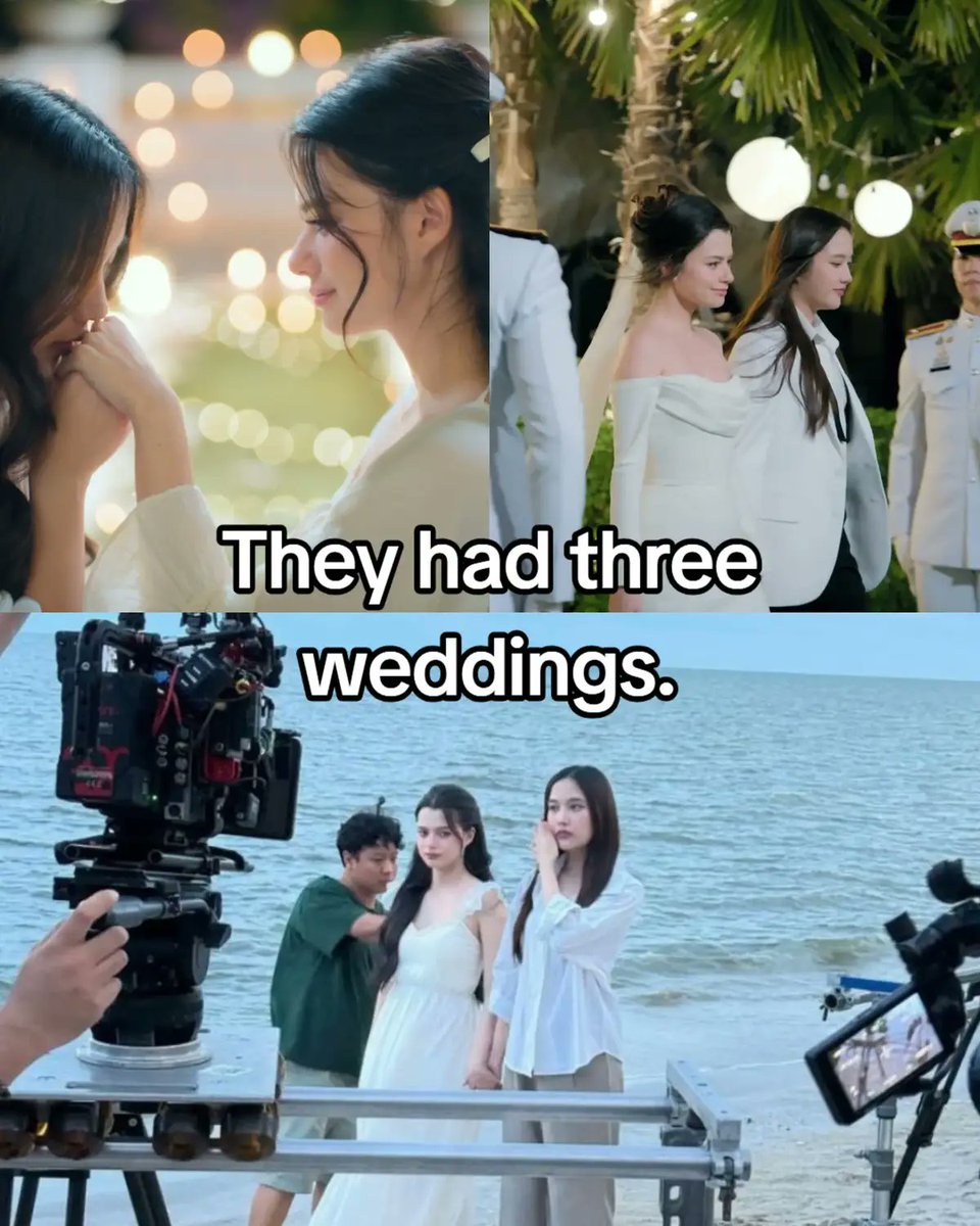 FREenBECkNg's tweet image. Watineanit wedding dynamic.
Only WayoBlew got married 3 times.

#4Element #FreenBecky #srchafreen‌ #beckysangels‌