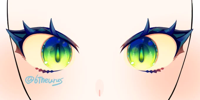 配信見てくれた方ありがとうー!! お絵かき配信は雑談もできてよいね おめめきらきらに描けた!!
