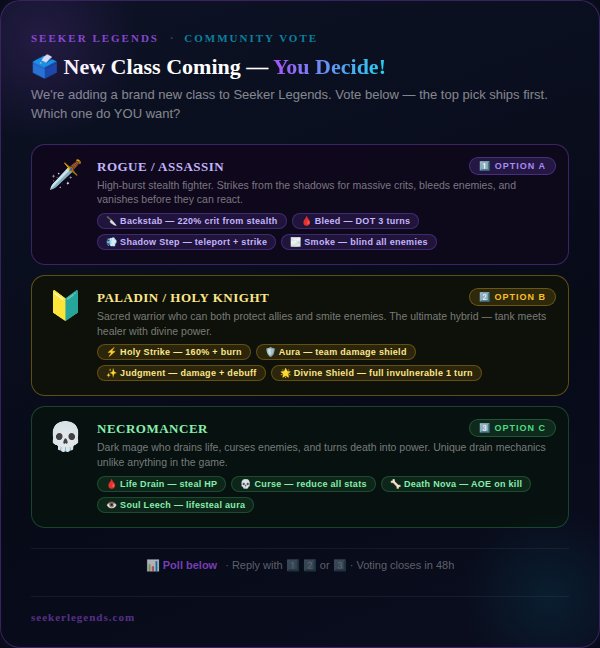 Seeker Legends tweet media