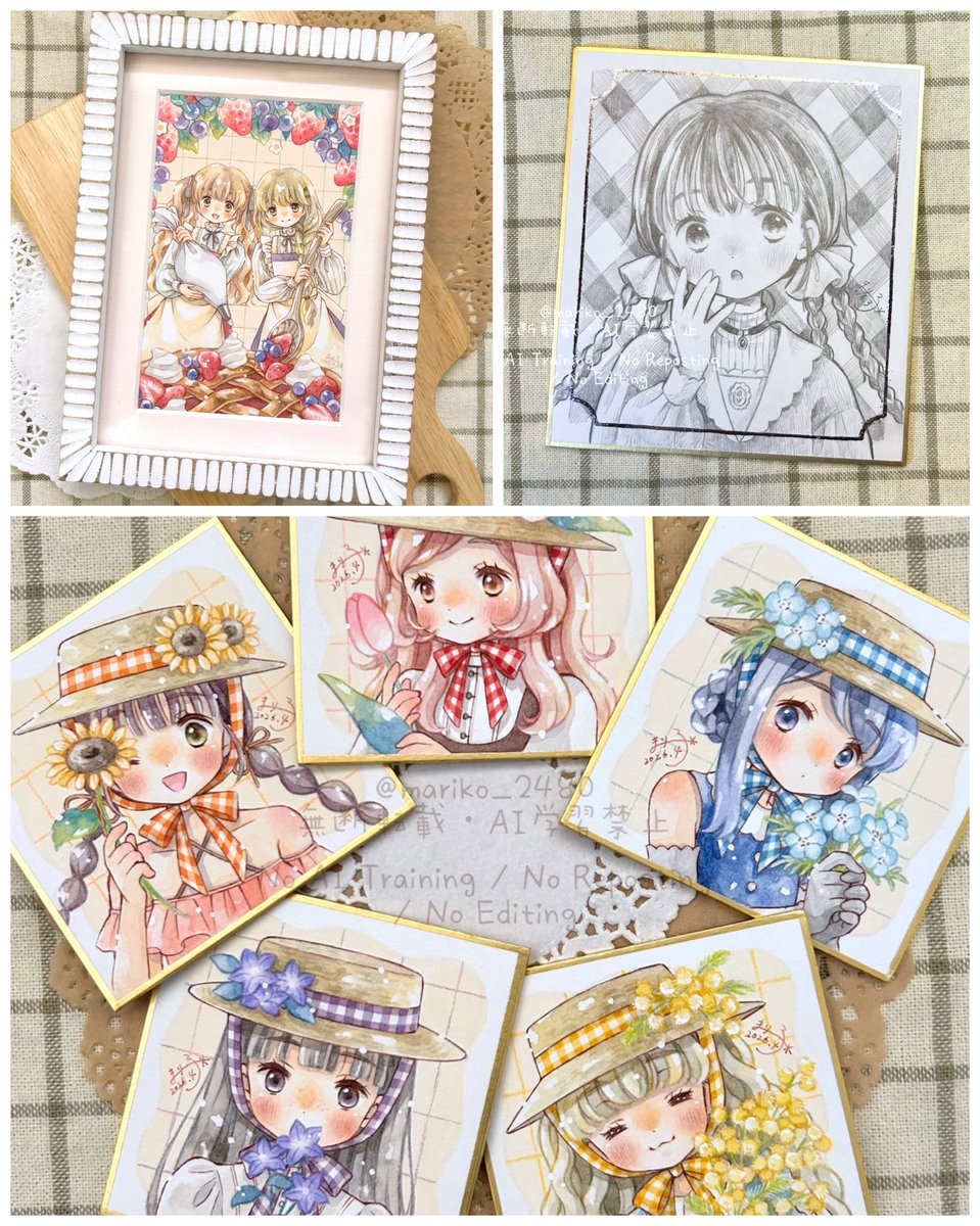 💐BOOTH通販オープンのお知らせ💐 画像の商品を追加して通販をオープン