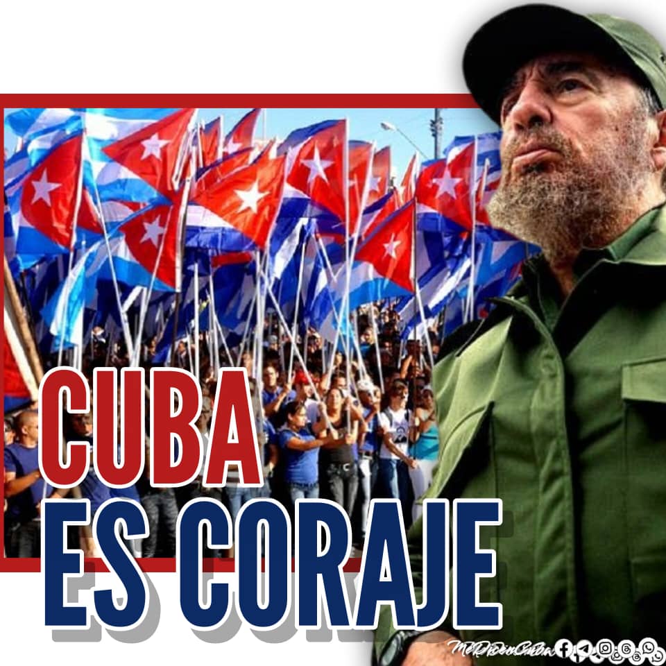 "Si lo que pretenden los imperialistas para que haya paz es que dejemos de ser revolucionarios, no dejaremos de ser revolucionarios, no doblegaremos jamás nuestra bandera"
#FidelPorSiempre
#CubaEstáFirme 
#CubaEsRevolución