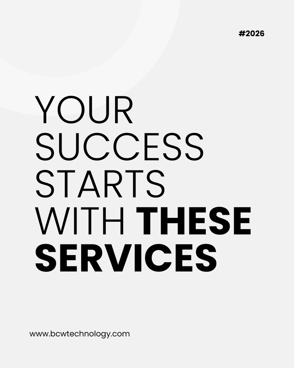 BCWtechnology's tweet photo. Your digital world, simplified. 🌐✨

From the first pixel to the final launch and beyond, BCW Solutions provides expert web development tailored to your needs.

🔹 New Websites 🔹 Modern Design 🔹 Custom Development 🔹 Reliable Maintenance📧 https://t.co/ddKOCjKs0O