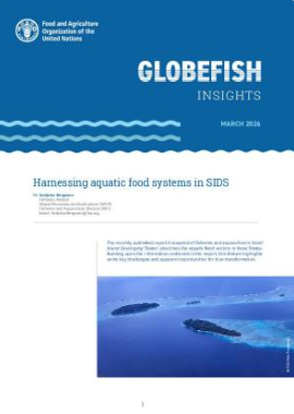 bergsson's tweet photo. Harnessing aquatic food systems in #SIDS 
GLOBEFISH INSIGHTS
Heeding the call for food systems transformation, SIDS could consider
Improve data collection
Strengthen fisheries policies
Promote enterprise formalisation
#BlueTransformation
https://t.co/JqAKOYvw2H https://t.co/eKBTQZb3t5