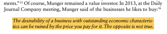 alexbrowne101's tweet photo. Benello, van Biema & Carlisle — Concentrated Investing: Strategies of the World’s Greatest Concentrated Value Investors, pg 116