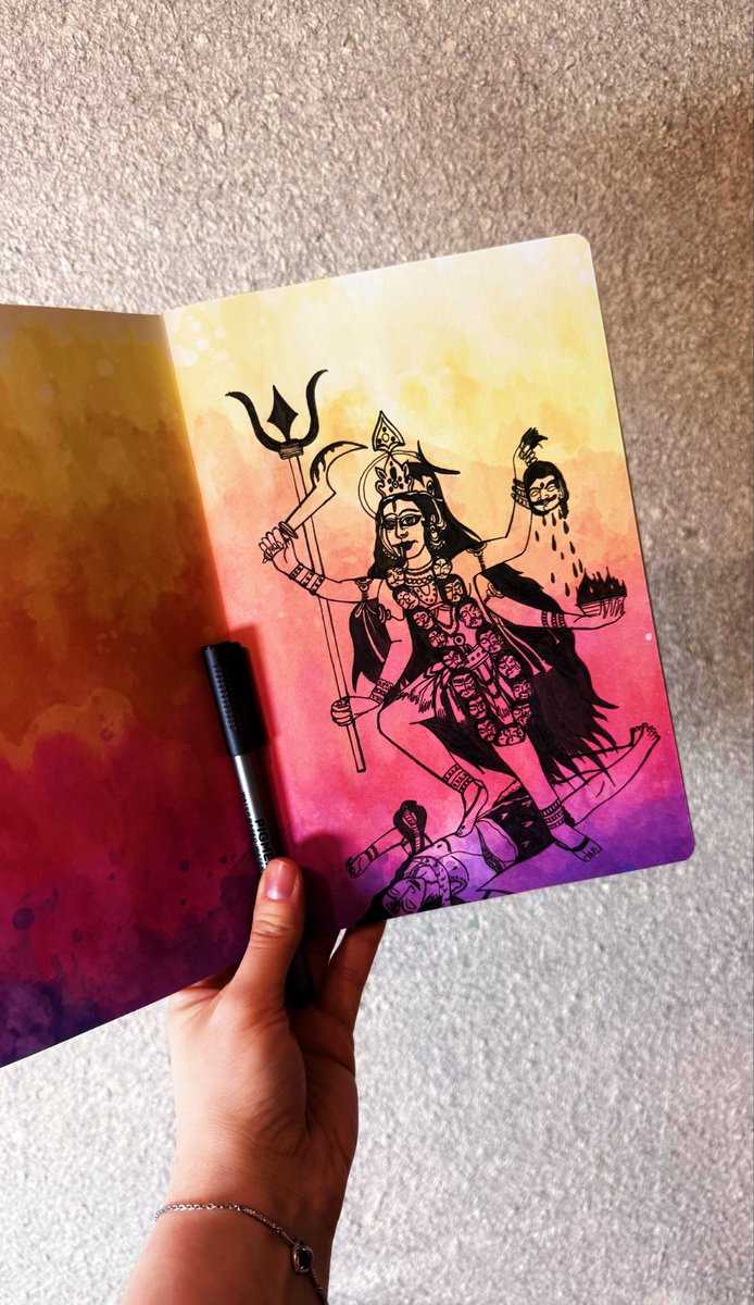 ArtEvgeniya11's tweet image. #art #maakali #bharat