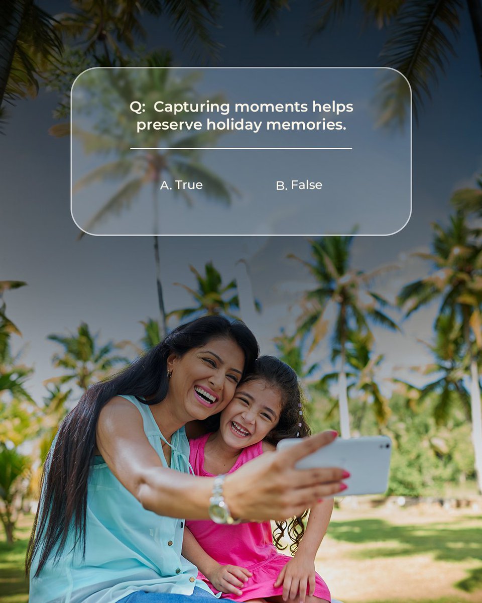 clubmahindra's tweet image. #ContestAlert | Day 27: #SharedJoy with #ClubMahindra
Answer today’s question and stand a chance to win ₹500 Amazon vouchers.

How to enter:
* Comment with #SharedJoy and #ClubMahindra
* Follow @clubmahindra
* Tag @clubmahindra and 4 friends
* Participate across all 30 posts