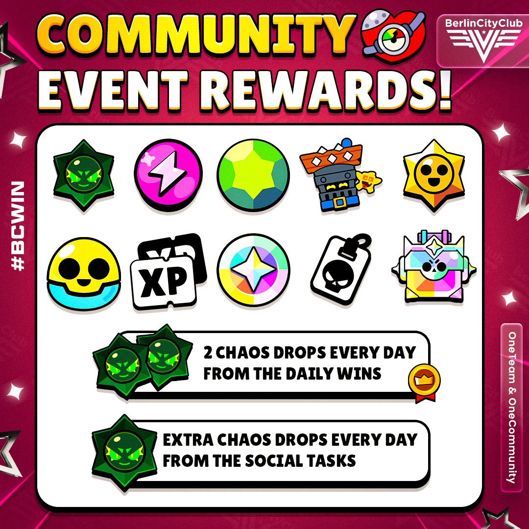 BerlinCityClub's tweet image. All Rewards in the "Keep Brawl Alive" Community Event!🫀
#BrawlStars #KeepBrawlAlive
