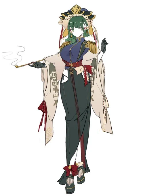 こちらのイラストを元に衣装作って頂きました!!