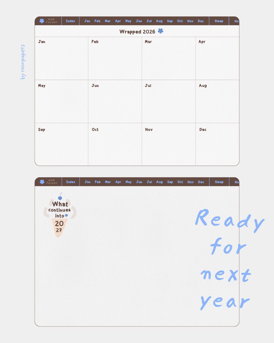 nowpapers_'s tweet image. ⭐️Part 3: Tracking

#planner #planner2026 #digitalplanner #dek70 #dek69