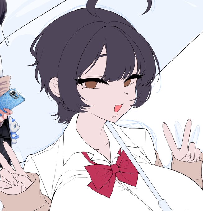 絵描いてるアピール 