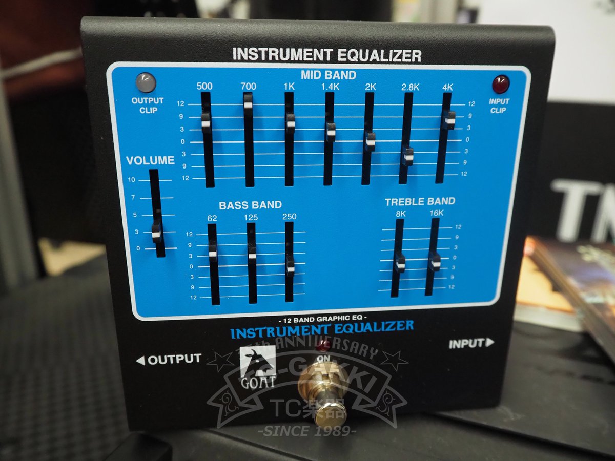 GOAT BLUESERIES INSTRUMENT EQUALIZER 低域を殺さずに“抜けるベース