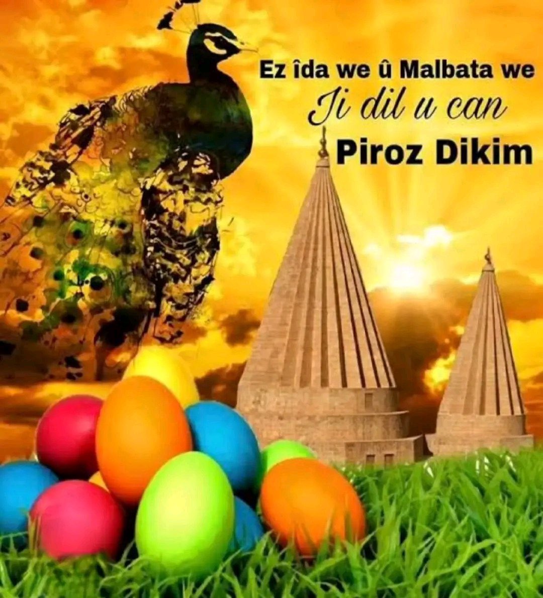 welat_e's tweet photo. #çarşemasor Cejna Çarşema Sor li hemû Kurdên me yên Êzîdî pîroz be. Hevî dikim ev cejn bibe wesîleya aştî û aramiyê. #ÇarşemaSor https://t.co/sYLy3NVHen