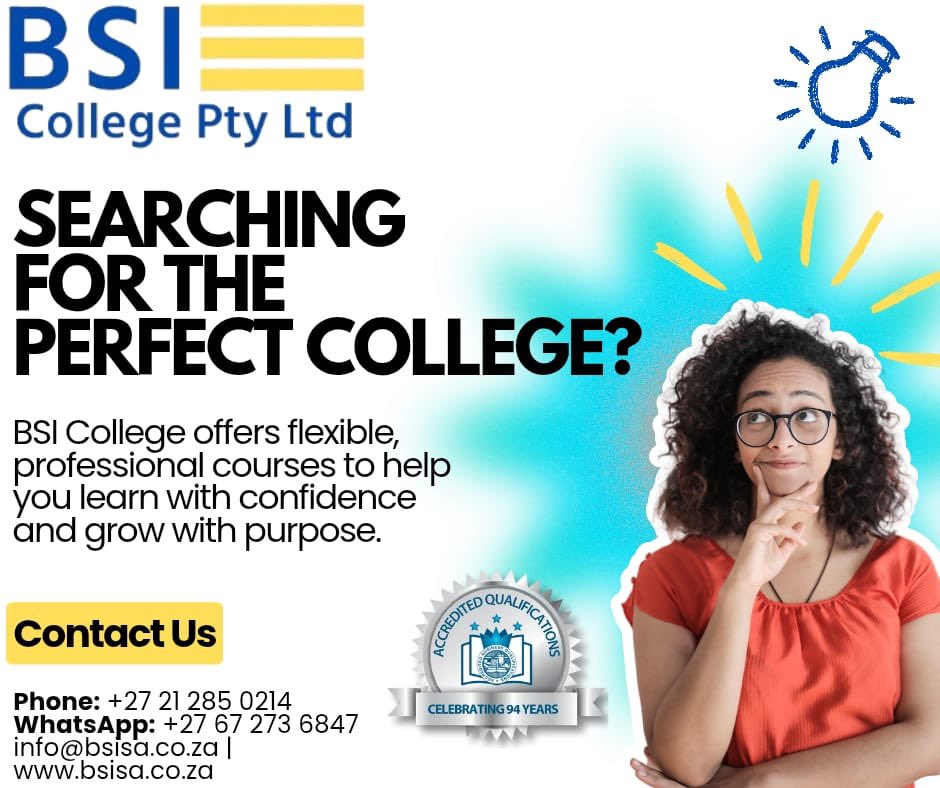 bsicollegesa's tweet image. Your future doesn’t start tomorrow — it starts with the decision you make today.  
Join BSI College and take that step 📚✨  
#StudyWithBSI #FutureFocused