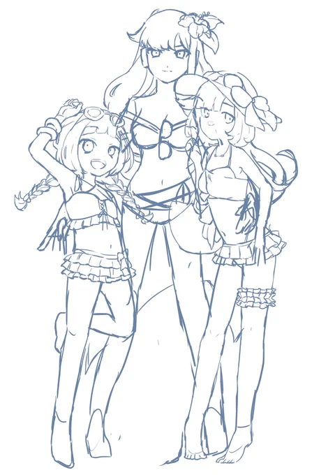 下書きで放置してたけど誕生日にかこつけて載せちゃおローマ三姉妹だいすき