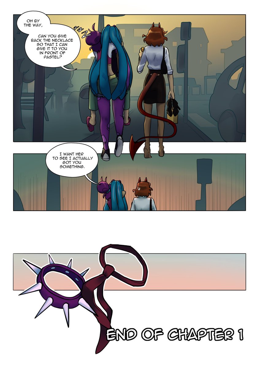 TikoChanX3's tweet photo. Chapter 1 pages 33-36 [chapter end] https://t.co/Zkw6VvDvr6