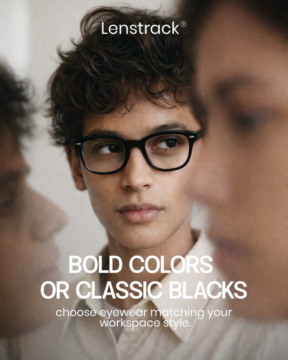 LenstrackIndia's tweet image. Classic frames for a sharp, professional look 👓
Find your perfect workspace pair at Lenstrack.

Eyewear, Professional, Workspace, Style, Lenstrack

#Lenstrack #EyewearStyle #OfficeLook #GlassesFashion #WorkFromHome