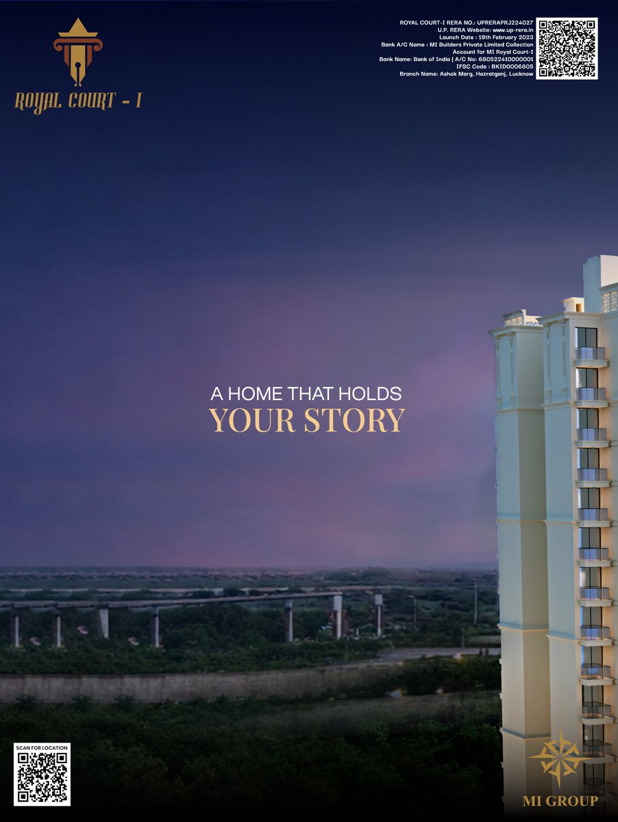 From first festivals to quiet Sunday mornings,
MI Royal Court 1 isn’t just where you live.
It’s where life unfolds.

Schedule your visit today.
for inquiries: +91 927-888-3030