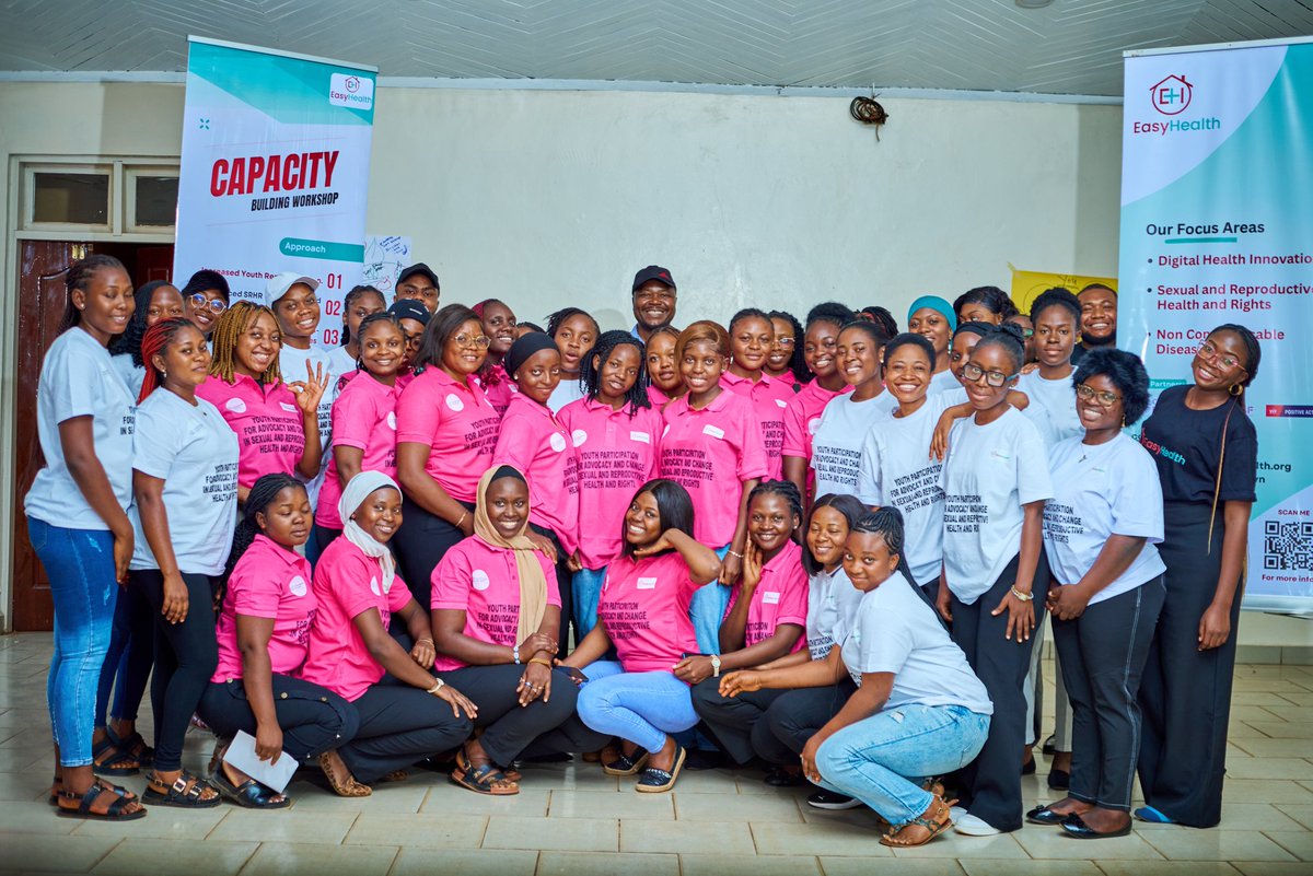 EasyHealth10's tweet photo. We are building young women 
We are building leaders 
We are committed to SRHR advocacy 

#focus
#support 
#future https://t.co/5PEctO74AJ