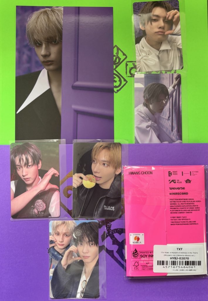 TXT 7TH YEAR: A Moment of Stillness in the Thorns トレカ ポストカード 交換

譲→ヒュニン,ヨンジュン,スビン,テヒョン,
コムタクチズ,ファンチュン

求→同異種ボムギュ,バムグッ
ユニットはウプズ求めております！

郵送交換、同日発送希望
ぜひお気軽にお声掛けください(*.ˬ.)"