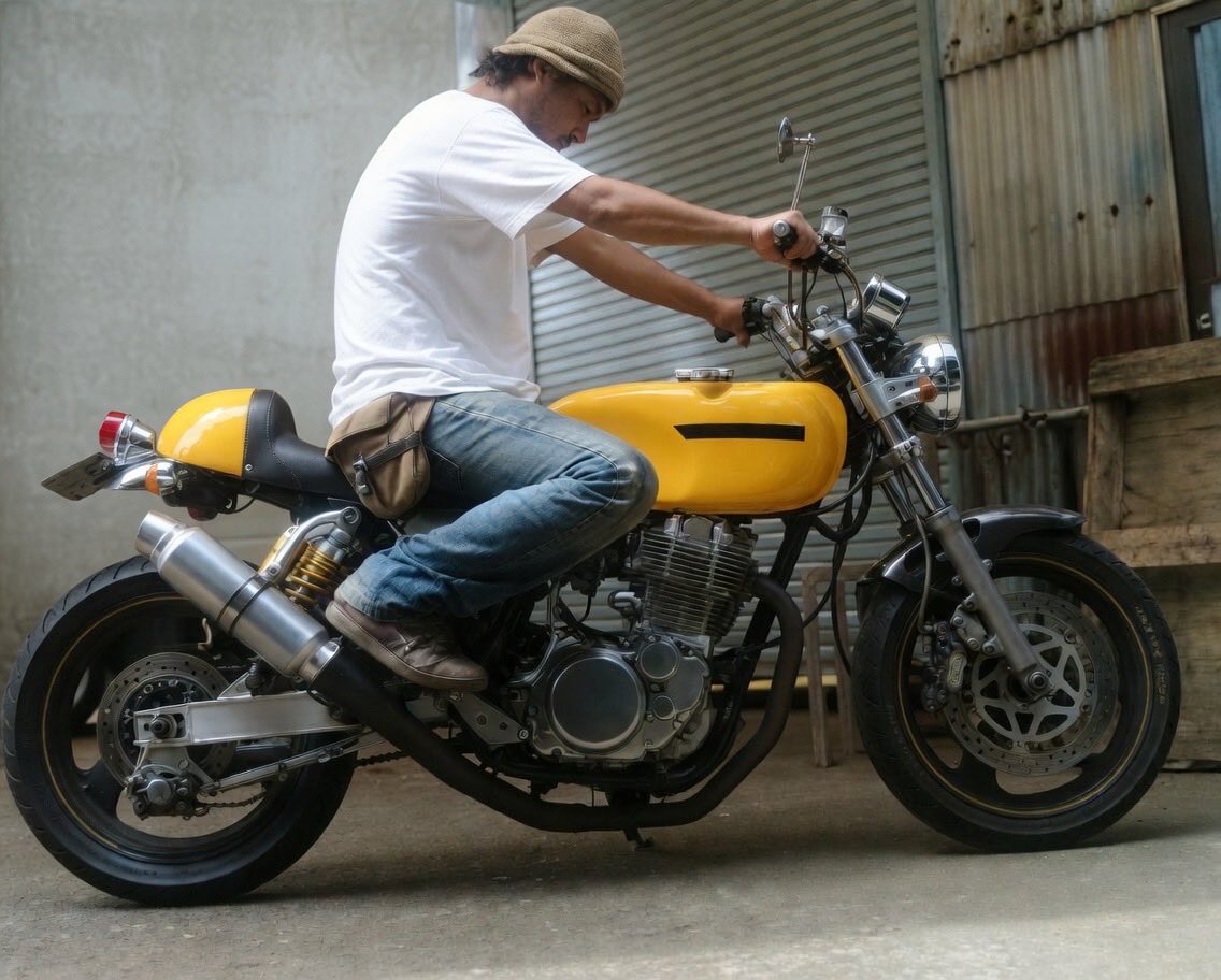 kemo4s's tweet photo. AIで高画質化　汚い工場が懐かしい
#SR400 https://t.co/4QvgLub0yn