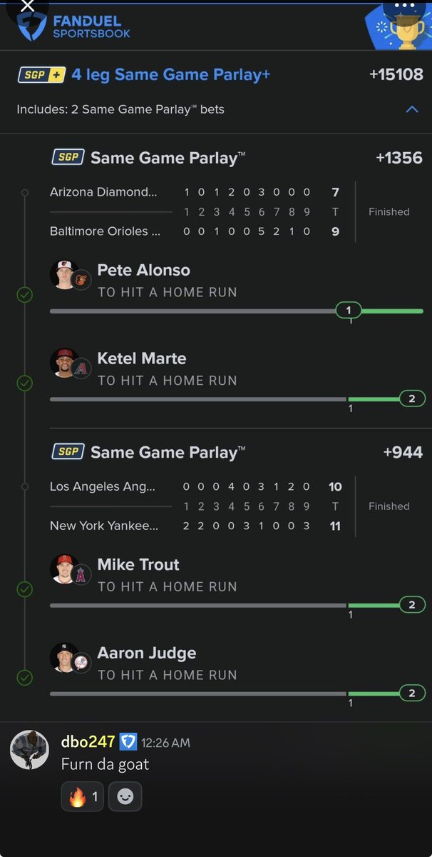 Furnacepicks's tweet photo. 200 💚♻️💬 for 20 FREE plays and a FanDuel Milli slip 🤔

Recapped daily right here. Another +6.6u day. Idk if anyone’s doing 5+ units daily.

+166u YTD in MLB #gamblinx 

https://t.co/2G09ujb3b9 https://t.co/iUiWsG4MYU