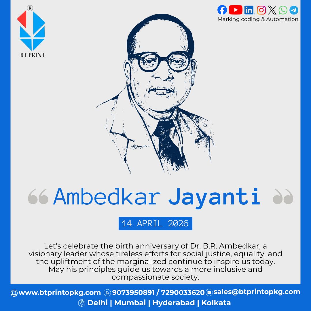 bt_pkg's tweet photo. 🇮🇳 Tribute to Dr. B.R. Ambedkar on his Jayanti.
His vision of equality and justice continues to inspire India. 🙏
— BT Print

#AmbedkarJayanti #JaiBhim #BTPrint https://t.co/eJsRE19hro
