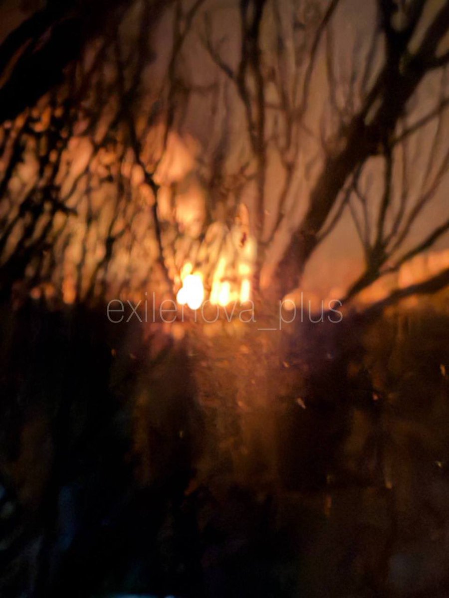 front_ukrainian's tweet image. ❗️At night, a local substation in the occupied Melitopol of Zaporizhzhia region was attacked, partial blackout is reported.