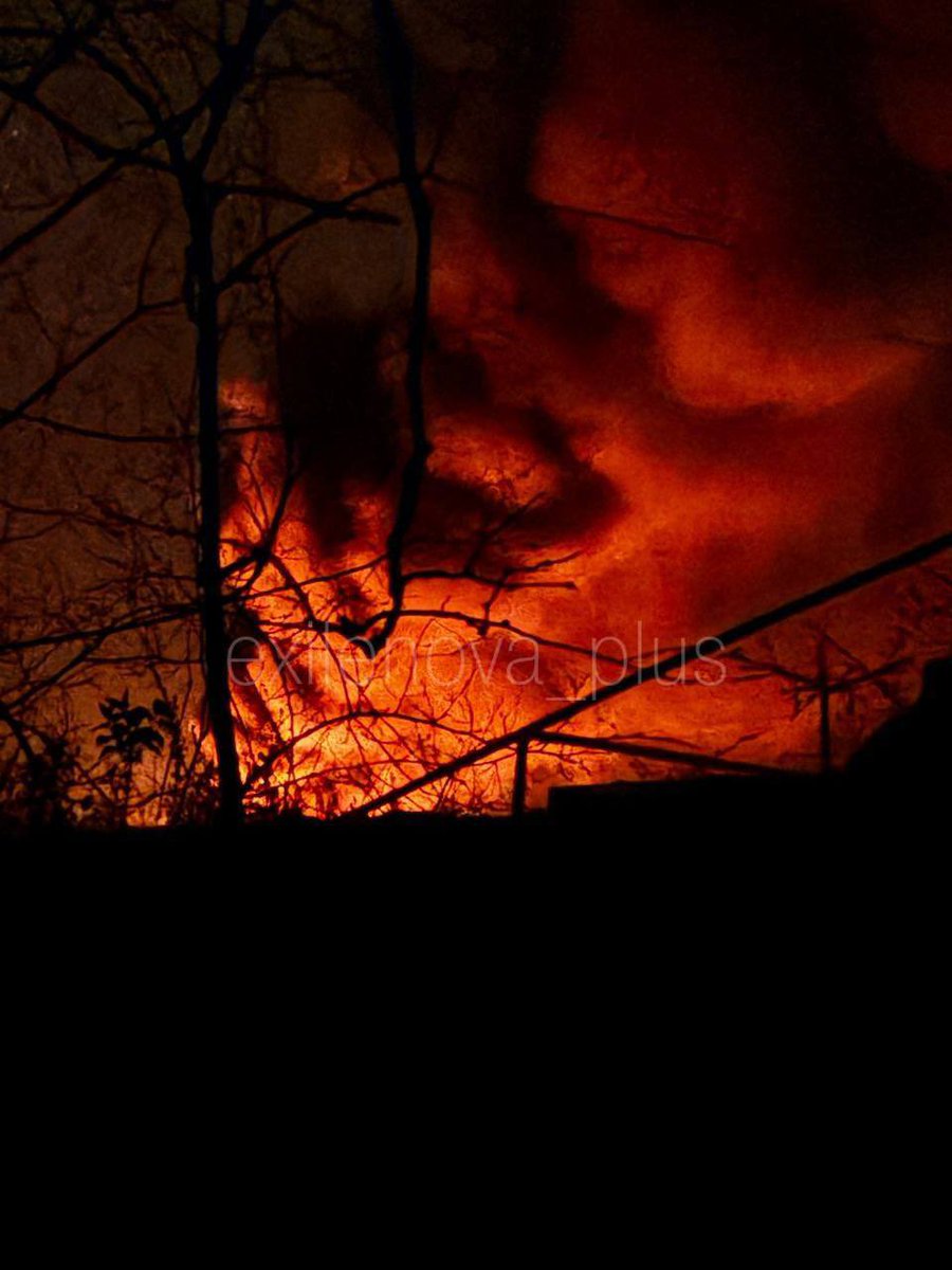 front_ukrainian's tweet image. ❗️At night, a local substation in the occupied Melitopol of Zaporizhzhia region was attacked, partial blackout is reported.