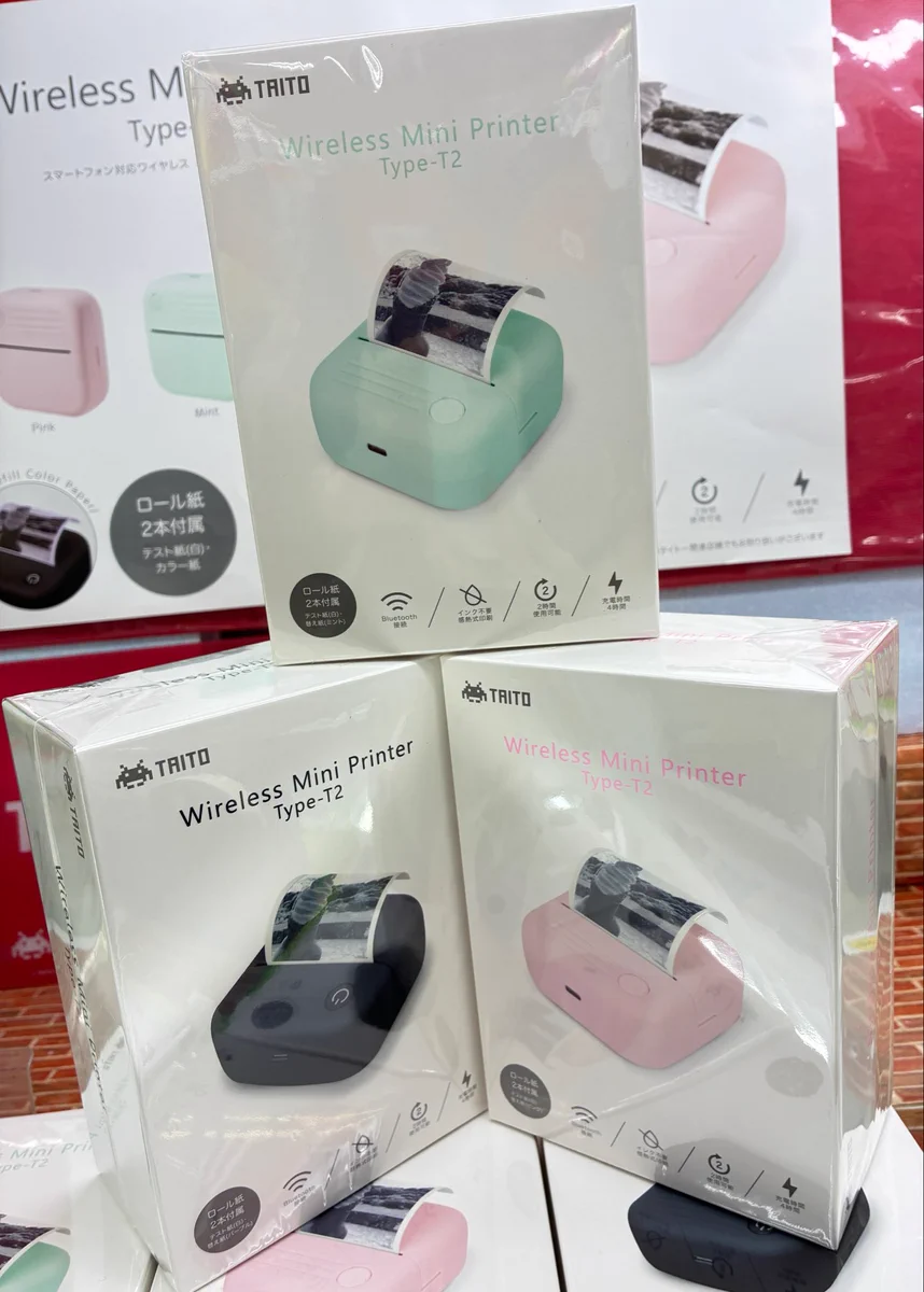 TAITO Wireless Mini Printer Type-T2 ピンク④ タイステ旭店 on X: 