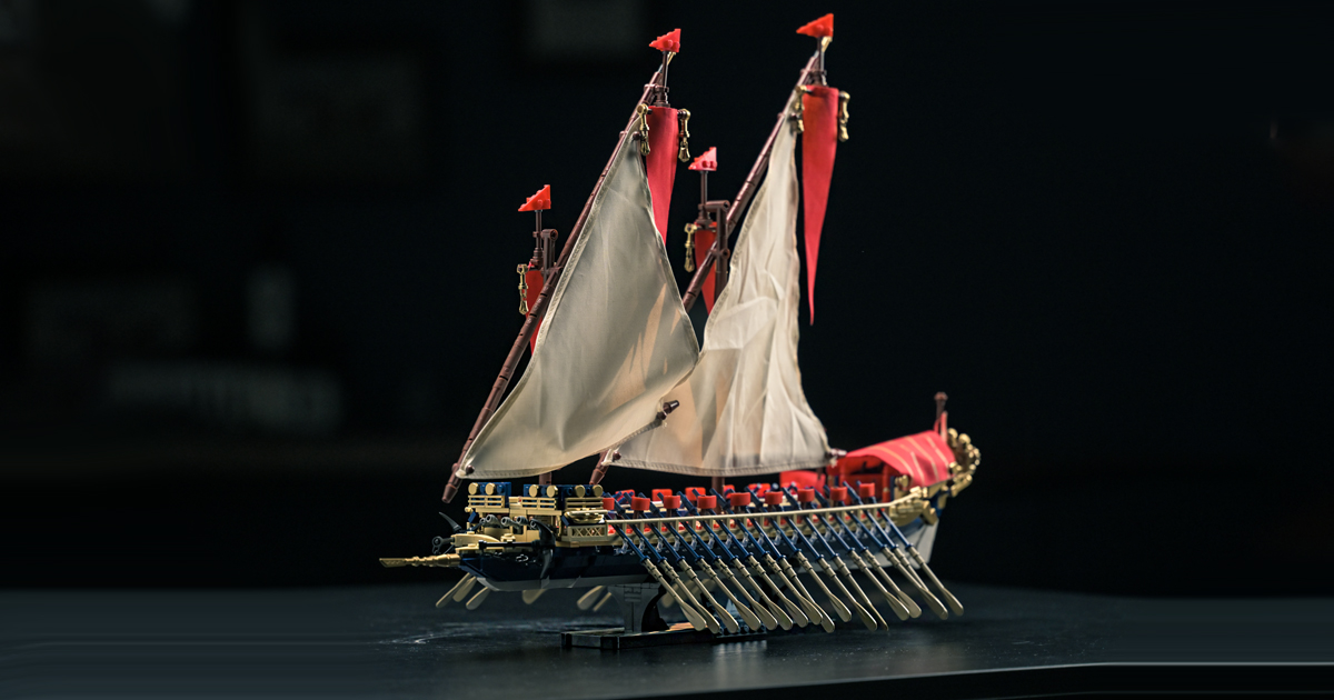 NifelizSet's tweet image. Oars ready.
Sails raised.
History sets sail. ⚓

Meet the Nifeliz Galley — a 16th-century warship reborn in bricks.

#Nifeliz #ShipModel #lego #legoship #ModelShip #AdultBuilders #shipmodel #modelship #sailingship #NavalHistory #maritimehistory #shiplovers #ship #NauticalLife