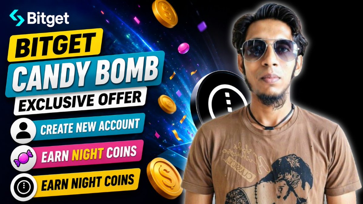 Tech_SalmanKhan's tweet image. 🔥 New Video Out Guys
👉 youtu.be/P8lEQ_Y2Dg8

Bitget New Exclusive CandyBomb Offer | Create New Account Earn $NIGHT Coins

🔗 Bitget Joining Link:
partner.bitget.site/bg/yc5kh9y2

🎯 Referral Code:
TECHSALMAN

🎁 Event Link:
krbitget.com/events/candy-b…

👉 Bitget Joining Full Guide