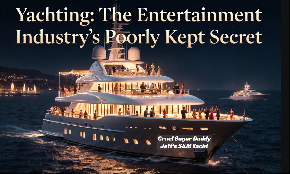 felixabt's tweet image. Yachting and the Entertainment Industry Exposed.
Glamorous nights on superyachts conceal a systemic trade in youth, beauty, and access—brought to light by survivor stories, blind items, and the documented abuses of the Epstein network.
felixabt.substack.com/p/yachting-and…
#yachting #epstein