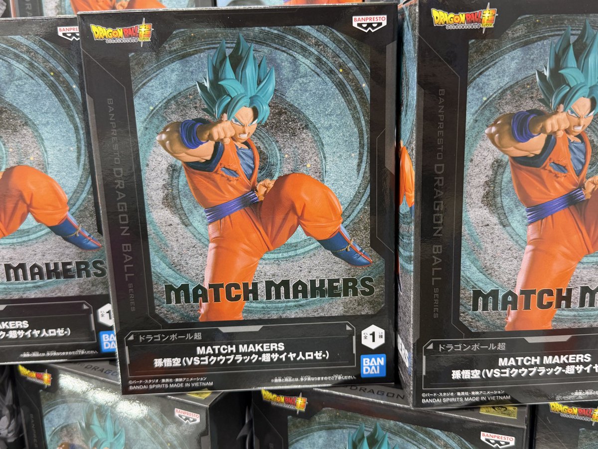 本日届いたフィギュア ドラゴンボール超 MATCH MAKERS ゴクウブラック