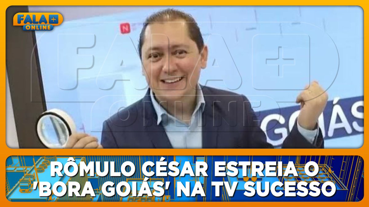 falamaisonline's tweet image. Rômulo César estreia o 'Bora Goiás' na TV Sucesso.
youtu.be/Wg_ZEh-24Zo

#TVSucesso #Band #Televisão #FalaMaisOnline