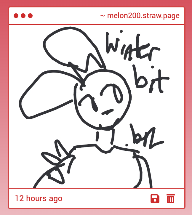 melon200___'s tweet photo. just wondering, who is drawing my characters in the strawpage, I feel kinda happy knowing someone is drawing them hehe. https://t.co/txZZiDhnHG