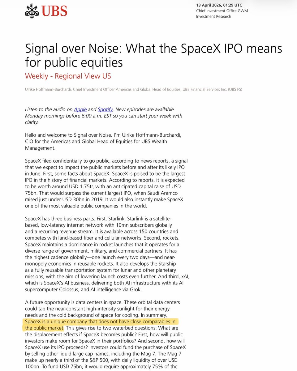 lonbom's tweet photo. @alojohhardcore @ChristianSimpk3 @tvrulez50 Developing a meta perspective makes it easier to spot how analysts at banks involved in the SpaceX IPO are forced to shift their tone toward Musk’s companies, i.e. change of TSLA “SELL” rating to “Neutral” and positive article about SpaceX. https://t.co/q9C1ouny8G