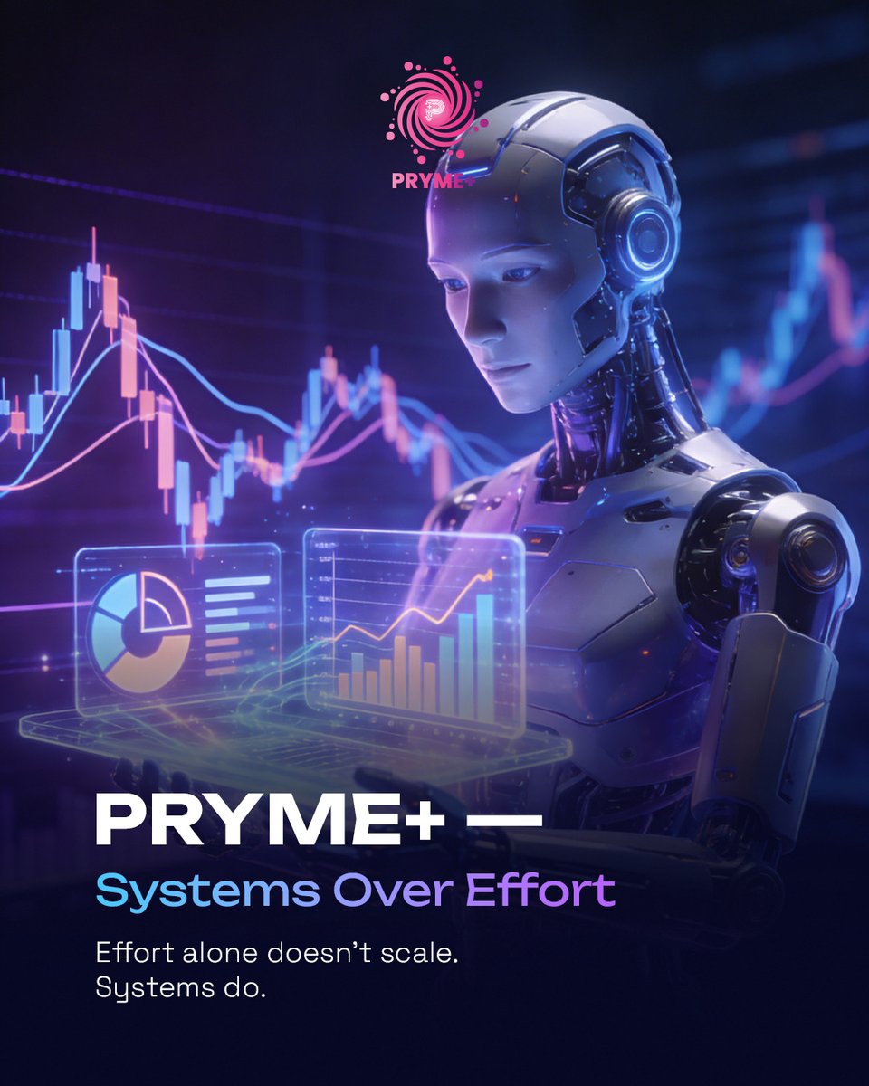 PRYME_PLUS's tweet photo. PRYME+ — Systems Over Effort alone doesn’t scale. Systems do.

PRYME+ replaces scattered actionswith structured, repeatable processes that drive consistent outcomes.

Stop relying on intensity.
Start operating with systems.
Results follow structure.

#PRYMEPlus #SystemDriven https://t.co/3J9mv9191R