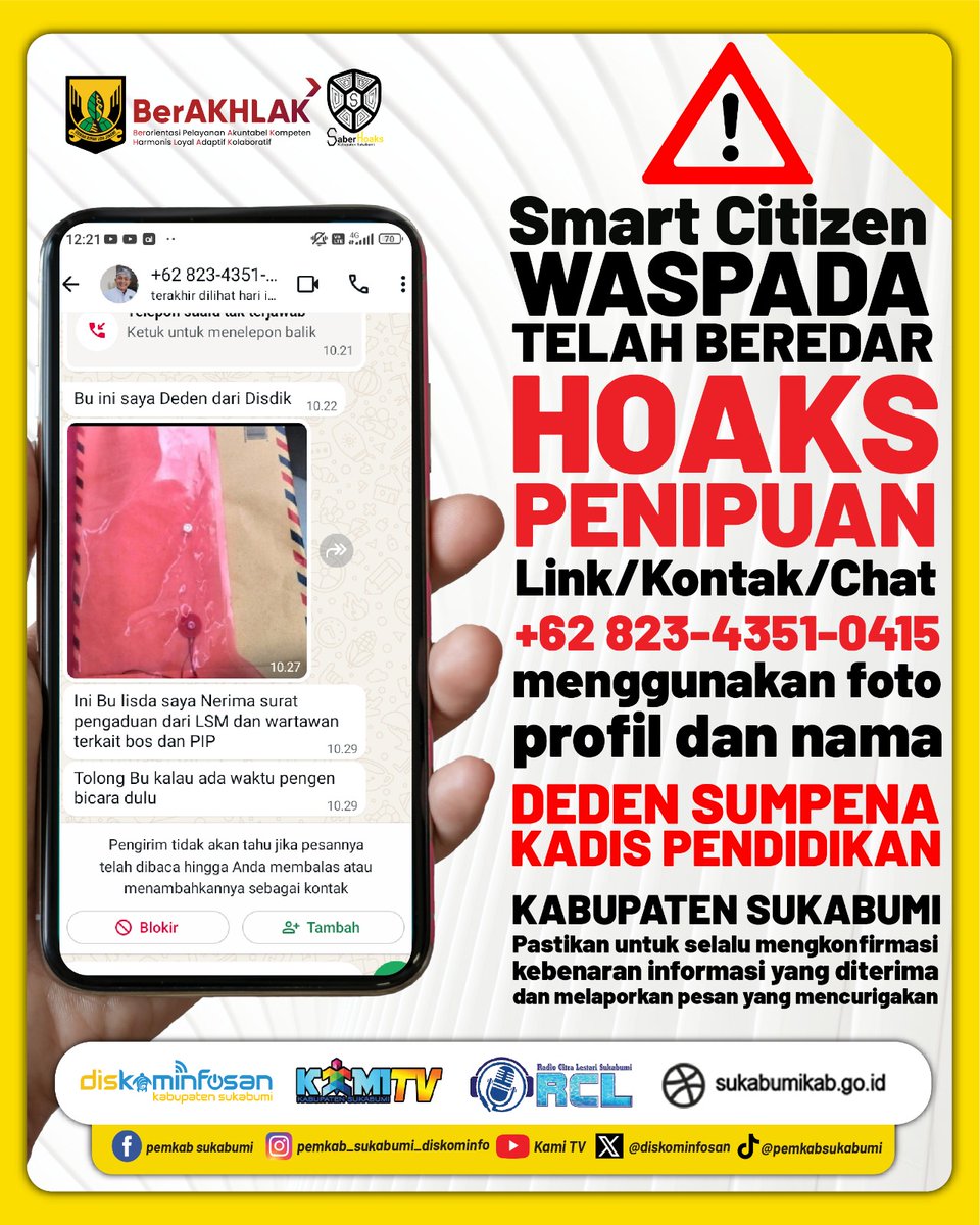 PEMERINTAH KABUPATEN SUKABUMI tweet media