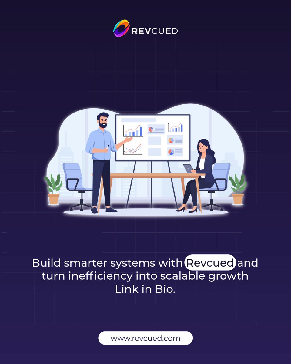 revcued's tweet photo. Hidden inefficiencies in your digital infrastructure are costing more than you think.

Disconnected systems slow growth, impact decisions, and reduce scalability.

Build smarter, scalable systems with Revcued.
👉 Link in bio

#BusinessGrowth #Automation https://t.co/vV2TZ830bm
