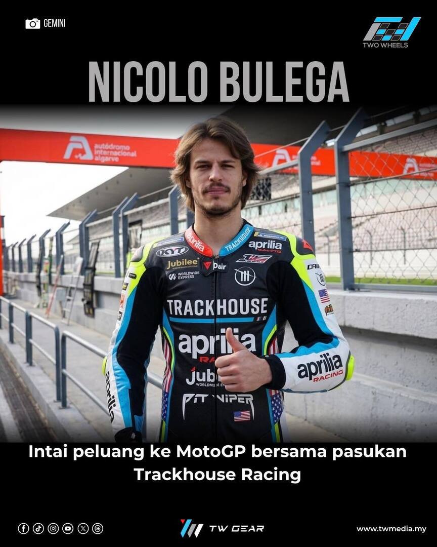 Peluang untuk mendapatkan tempat bersama Ducati di MotoGP semakin mengecil dan situasi ini dilihat mula mendorong Nicolo Bulega untuk menilai pilihan lain, dengan Trackhouse Racing MotoGP Team kini muncul sebagai destinasi paling realistik.

Menurut ejen… instagr.am/p/DXGfrE_j1dJ/