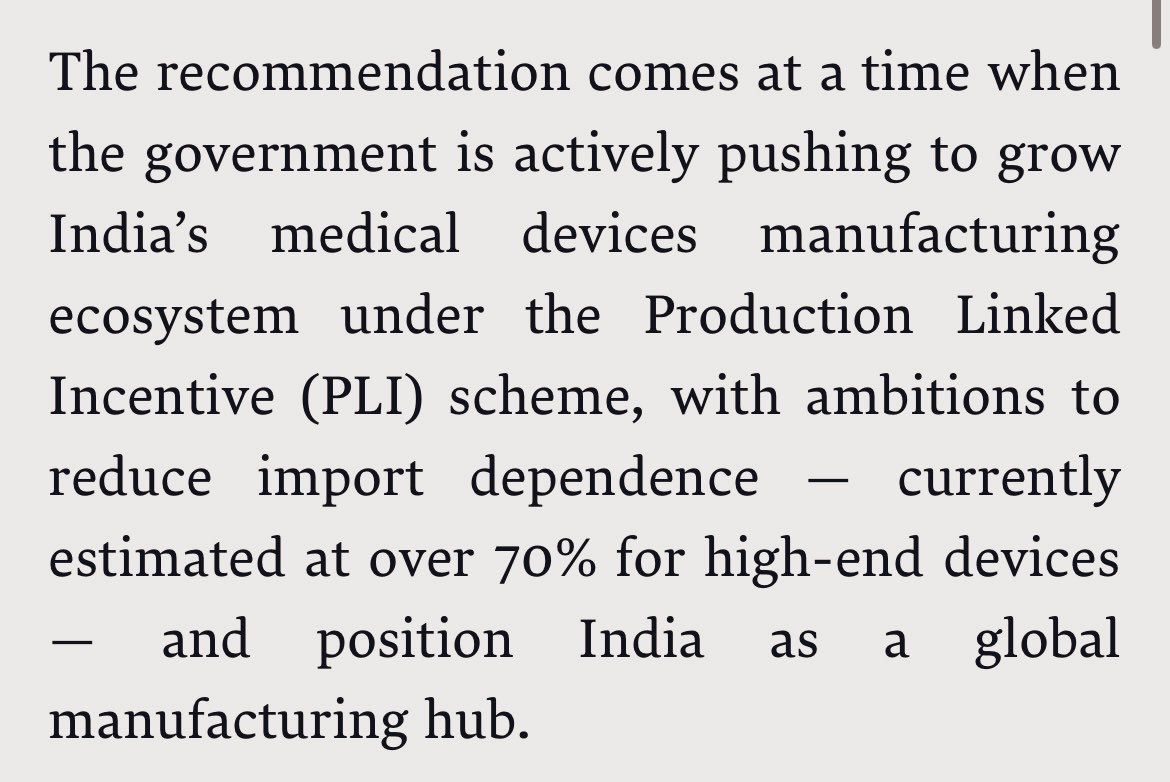 Atulsingh_asan's tweet image. Don’t ignore medical equipment sector,

It’s highly focused sector by government of India because of huge imports.

Most importantly this sector is not cyclical also.

#stockmarket