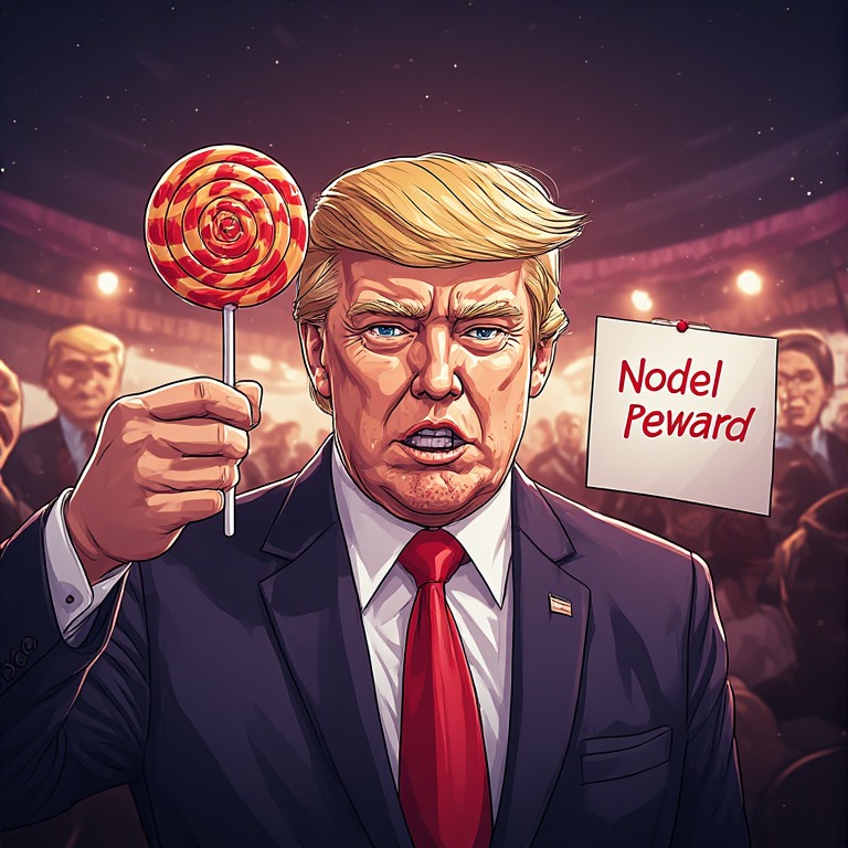 Meeru_G's tweet photo. Nobel reward 🥳 for peacemaker evil 🫠 https://t.co/qw4laG2vPV