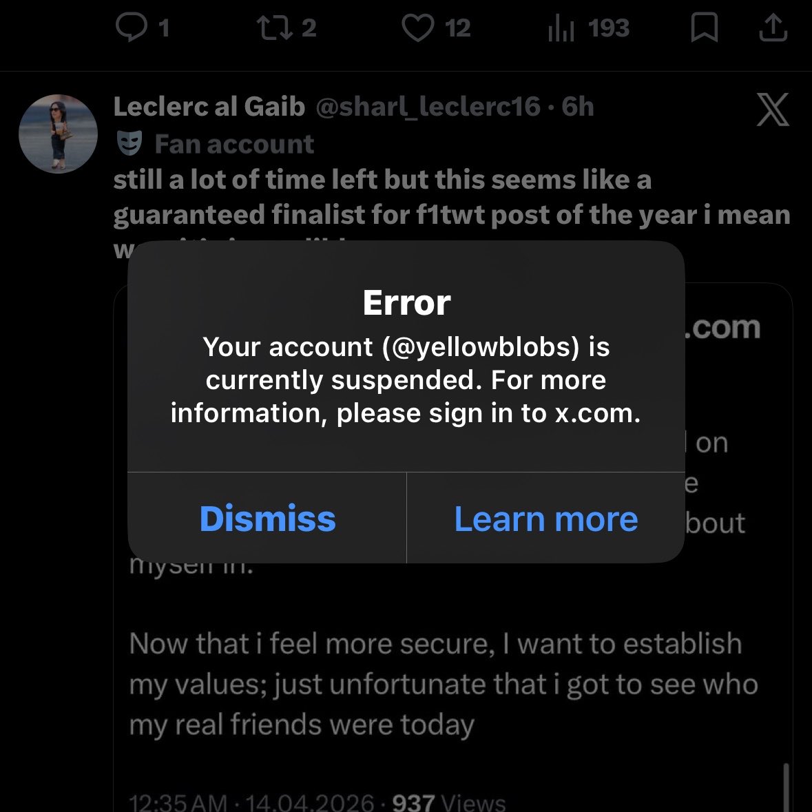 Exiled Lando enjoyer tweet media