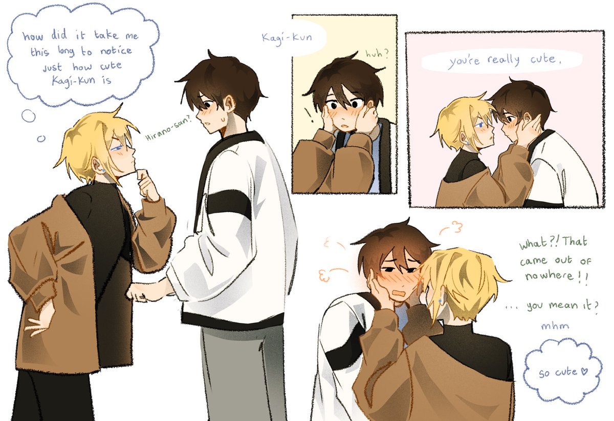 new chapter soon omgomgomgomg hirano is so in love i need to see him spoil kagi NOW
