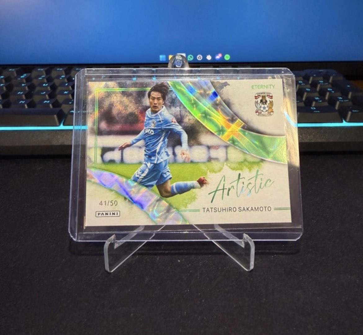 As much as I don’t want to sell, I need to pay for my anniversary, girlfriends birthday, and the Wrexham game, all within a week, so taking offers on these two. 

17/20 Jack Rudoni AUTO 
41/50 Tatsuhiro Sakamoto

DM if interested, Coventry Fans #PUSB #SBA