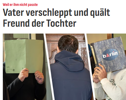 Taykra's tweet image. #Berlin: „Du wirst nicht lebend davonkommen!“ Auf Mohamads G. (47) Anweisung hin soll Sahin H. (17) verschleppt u misshandelt worden sein. Mohamed I. (25), Ragheb G. (37) u Ahmed G. (28) sollen an der Durchführung der Tat beteiligt gewesen sein.  bz-berlin.de/polizei/mensch…