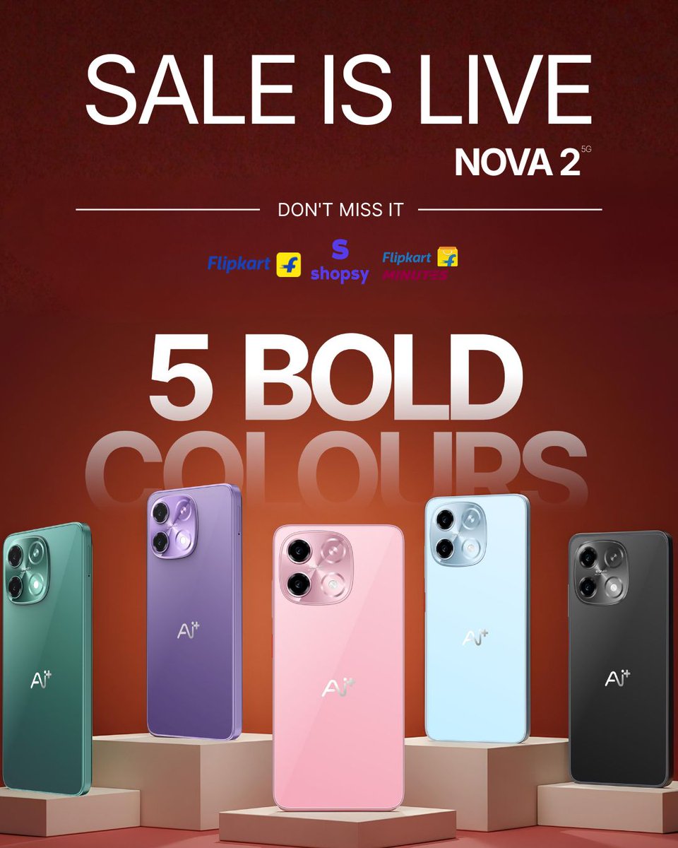 MadhavSheth1's tweet image. Nova 2 5G sale is now live. l1nq.com/6jzks4d