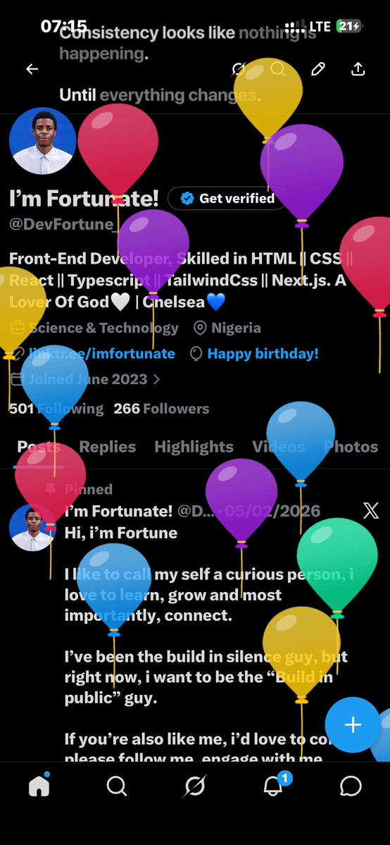 I’m Fortunate! tweet media