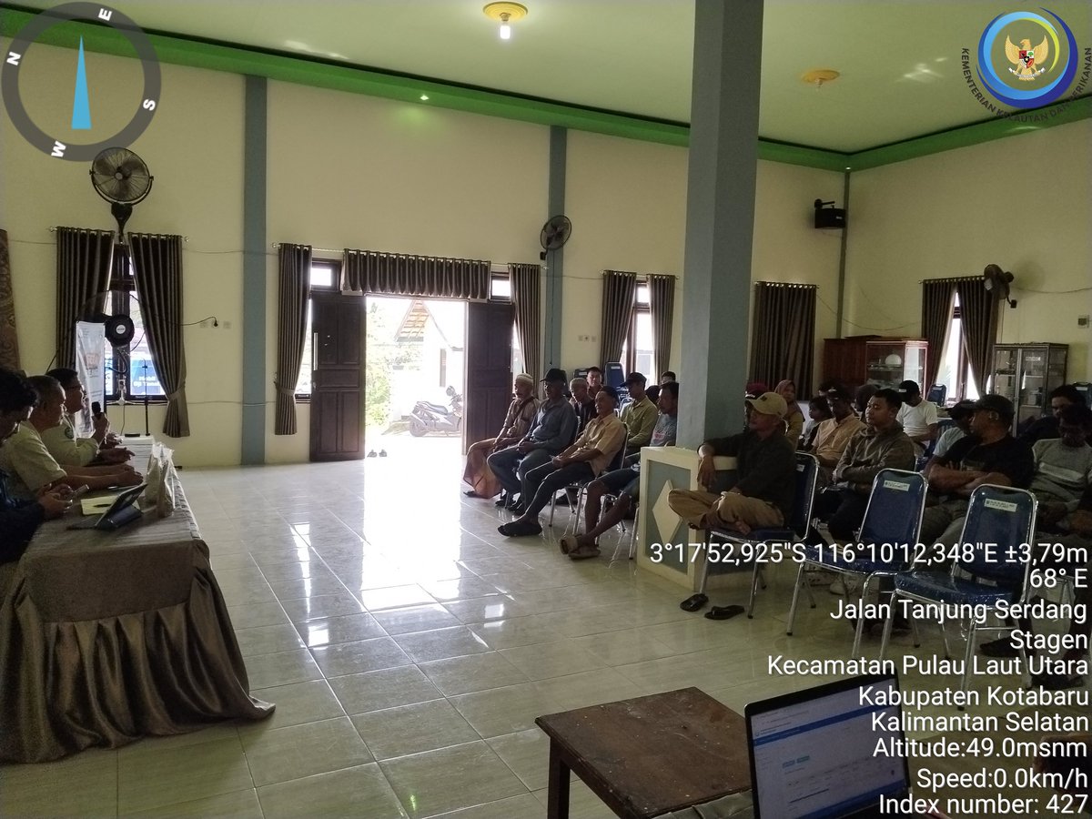 arhas_hakim's tweet photo. Kegiatan sosialisasi subsidi pupuk untuk pembudidaya ikan di desa Stagen dan Pantai Baru https://t.co/LqBiRaI5xO